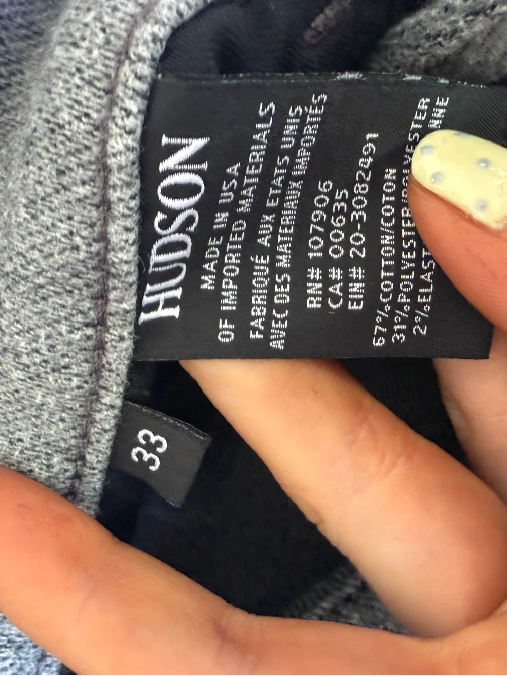 Men's Hudson Gray Jeans - Classic Straight Fit